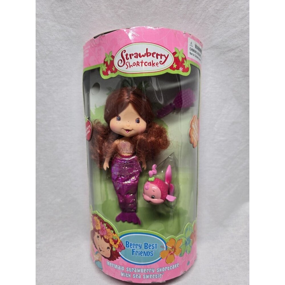 Strawberry Shortcake Mermaid STRAWBERRY SHORTCAKE & Pet SEA SWEETIE Bandai 2004